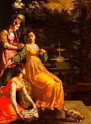 Jacopo da Empoli Susanna and the Elders oil painting picture wholesale